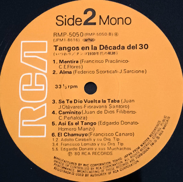 Tangos En La Década Del 30