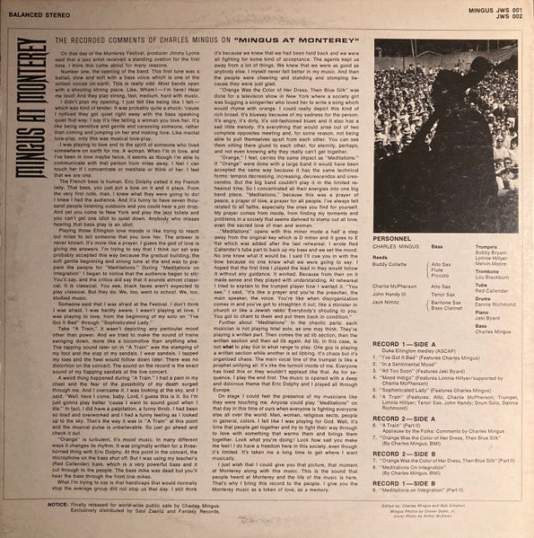 Mingus At Monterey