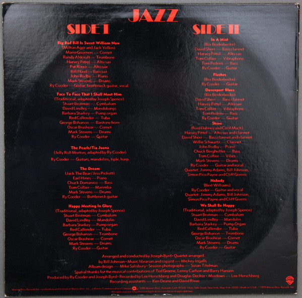 Release: Jazz-Vinyl-US-1978-BSK 3197-14134936