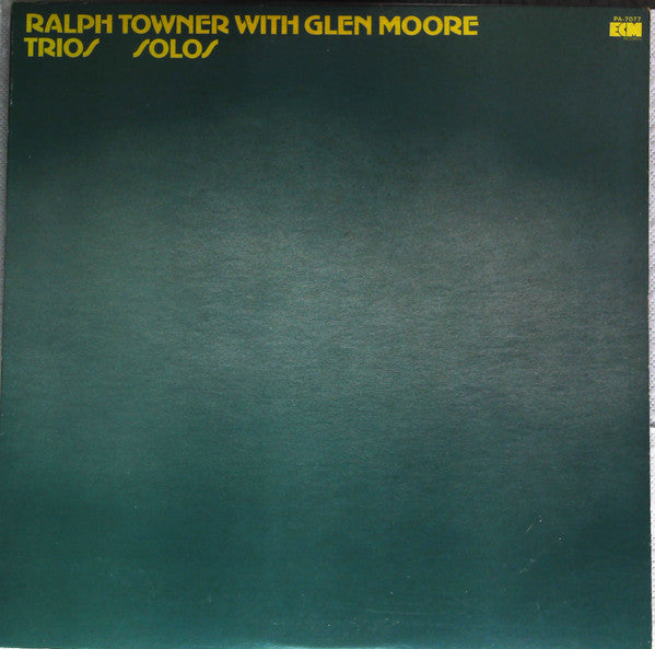 Release: Trios / Solos-Vinyl-Japan-1973-PA-7077, PA-7077-14343257