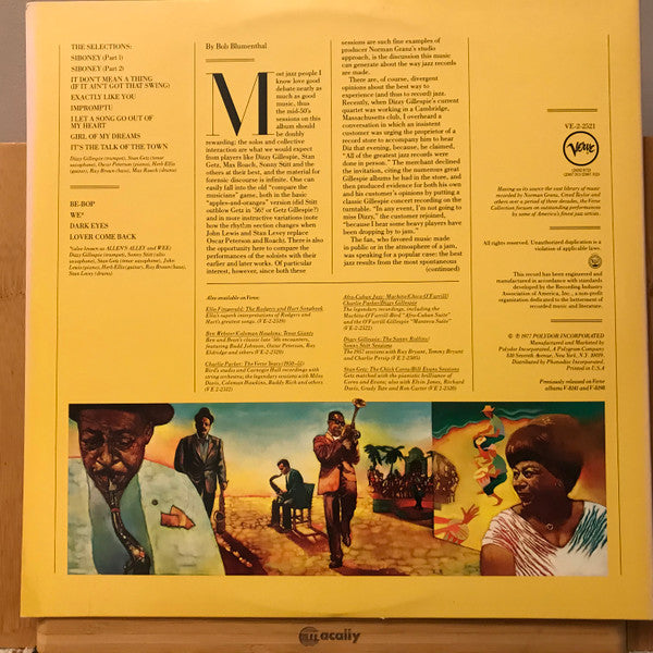 Release: Diz And Getz-Vinyl-US-1977-VE-2-2521, 2632 072, 2367 311-24375650