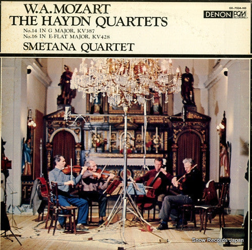 Release: The Haydn Quartets No.14 In G Major, KV387. No.16 In E-Flat Major, KV428-Vinyl-Japan-1975-OX-7034-ND-11716669