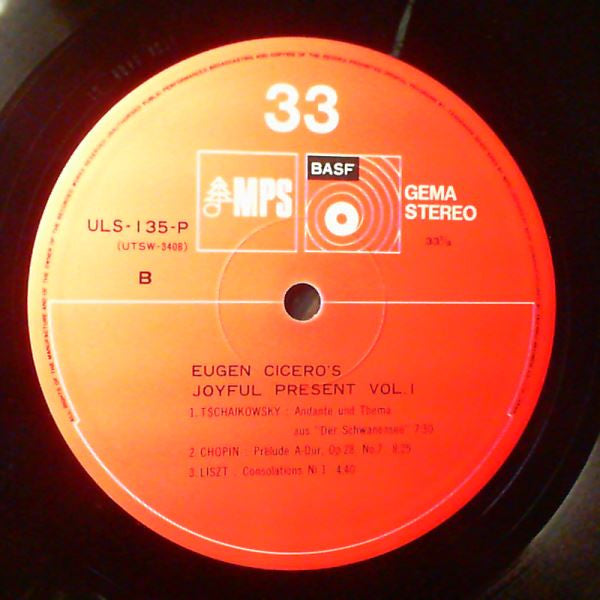 Eugen Cicero's Joyful Present
