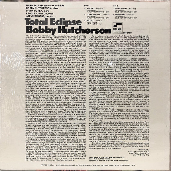 Master Release: Total Eclipse by Bobby Hutcherson