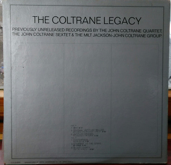 Release: The Coltrane Legacy-Vinyl-Japan-1970-MT 2034-10248503