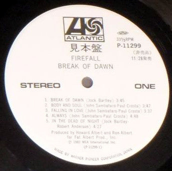 Master Release: Break Of Dawn by Firefall