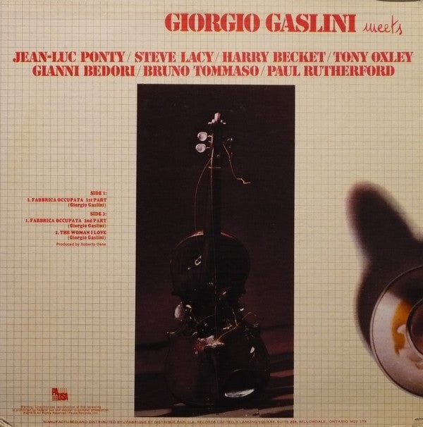 Master Release: Jean-Luc Ponty Meets Giorgio Gaslini by Giorgio Gaslini