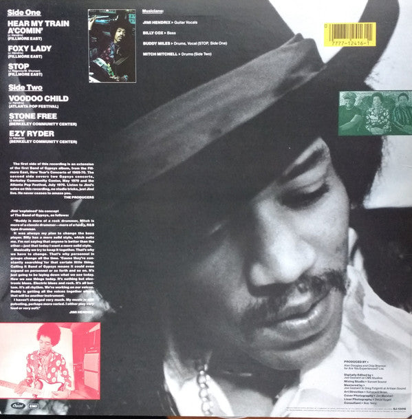 Release: Band Of Gypsys 2-Vinyl-US-1986-SJ-12416-21045613