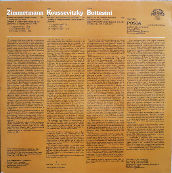 Master Release: Double Bass Concertos by Giovanni Bottesini