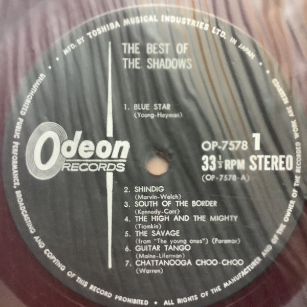 The Best Of The Shadows = ベスト・オブ・シャドウズ