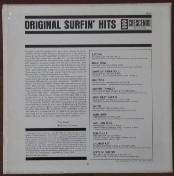 Release: Original Surfin' Hits-Vinyl-US-1980-GNP 84, GNP-84-14807177