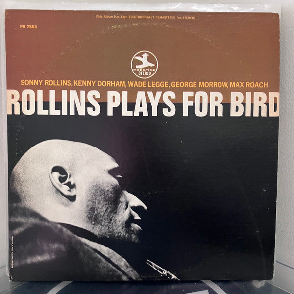Release: Rollins Plays For Bird-Vinyl-US-1972-PR 7553, PRT 7553-26225669