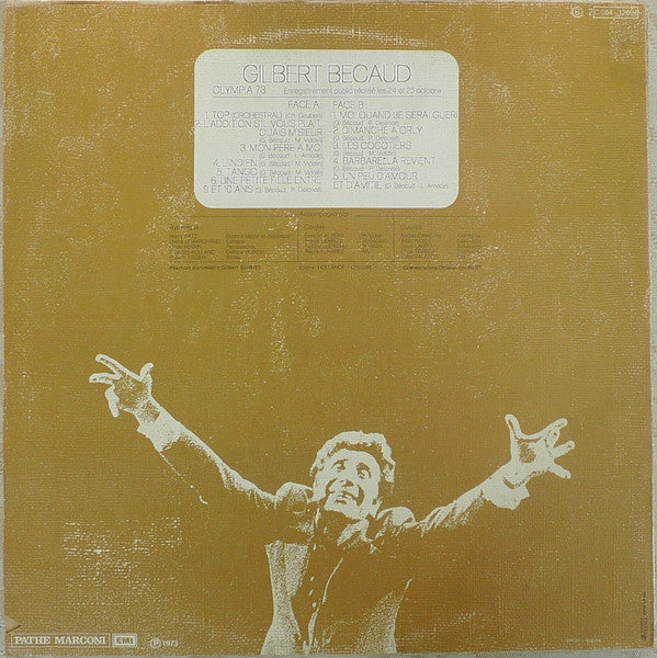 Master Release: Olympia 73 - Enregistrement Public by Gilbert Bécaud