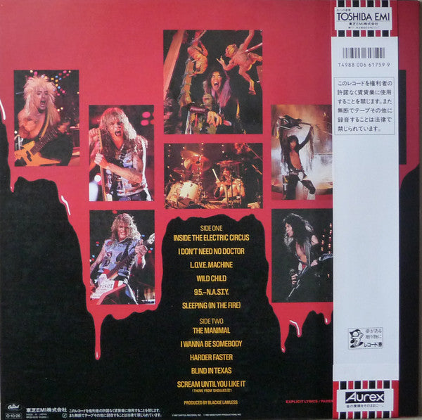 Master Release: Live... In The Raw by W.A.S.P.
