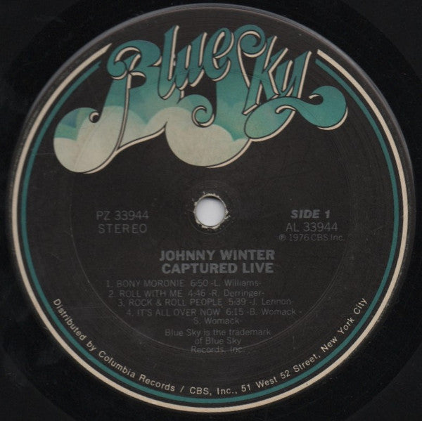 Release: Captured Live!-Vinyl-US-1976-PZ 33944-13273025