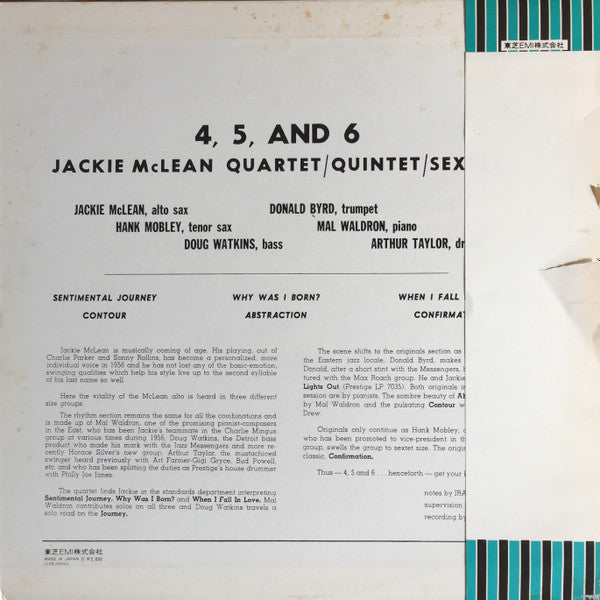 Release: 4, 5 And 6-Vinyl-Japan-1974-LPR-88060-13159197