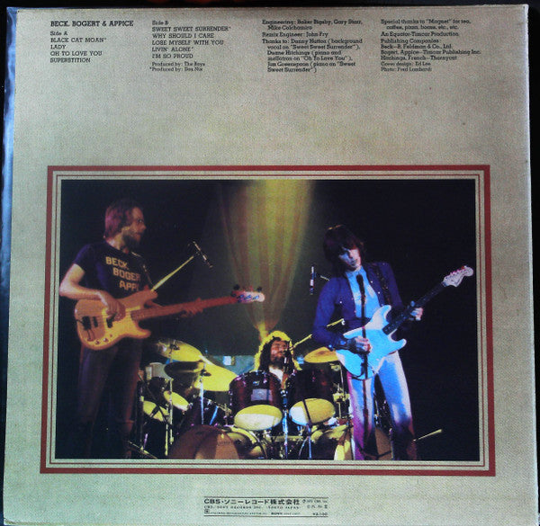 Release: Beck, Bogert & Appice-Vinyl-Japan-1973-ECPM-18-25308304