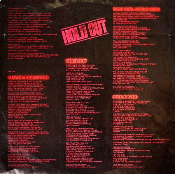 Hold Out