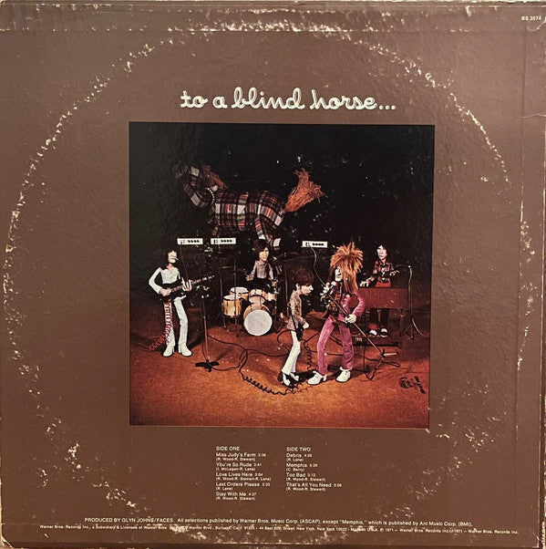 Release: A Nod Is As Good As A Wink...To A Blind Horse-Vinyl-US-1971-BS 2574-19324195