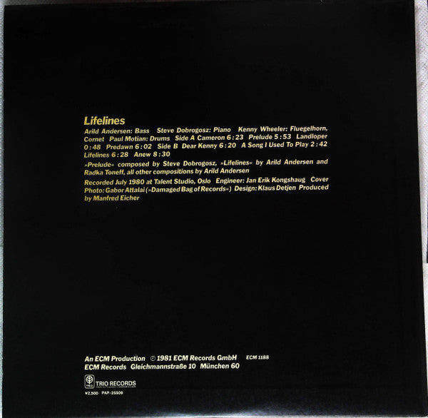Master Release: Lifelines by Arild Andersen