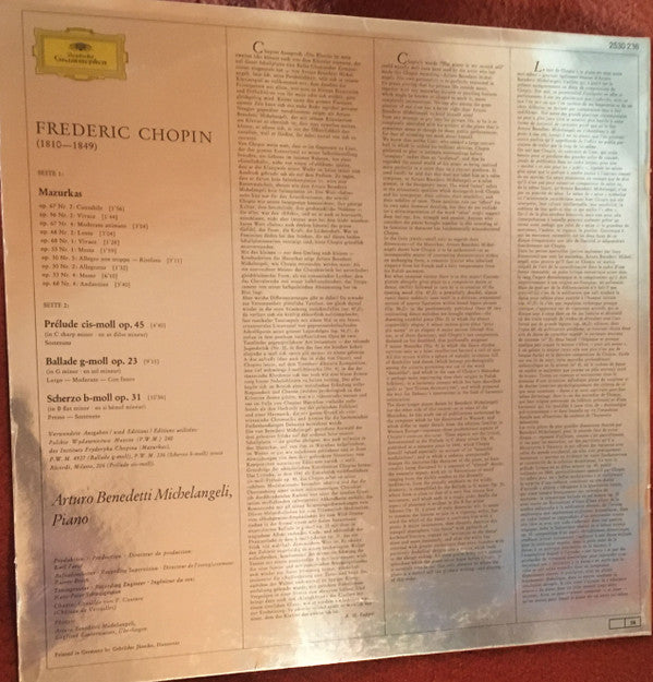 Master Release: 10 Mazurkas · Prélude Op. 45 · Ballade Op.23 · Scherzo Op. 31 by Frédéric Chopin
