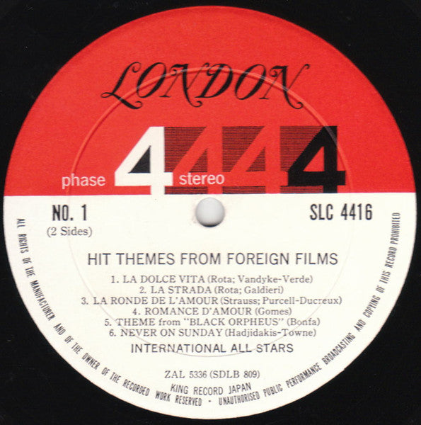 ヨーロッパ映画ヒット・テーマ = Hit Themes From Foreign Films