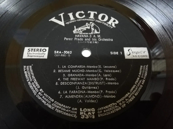 Release: Havana, 3 A.M.-Vinyl-Japan-1966-SRA-5062-10917113