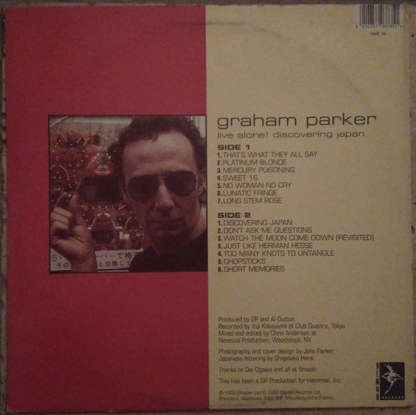 Release: Live Alone Discovering Japan-Vinyl-France-1993-FIEND 735-12344572