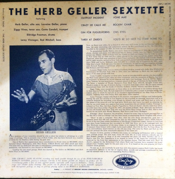 The Herb Geller Sextette