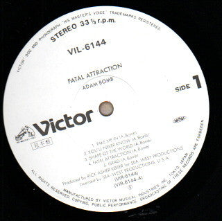 Release: Fatal Attraction-Vinyl-Japan-1984-VIL-6144-12402487