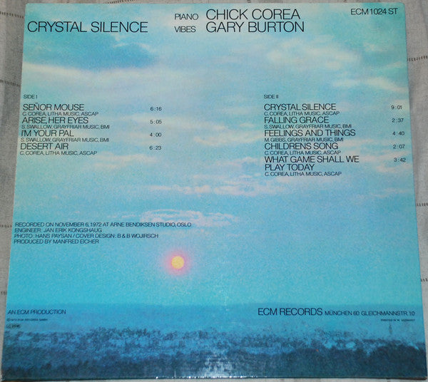 Release: Crystal Silence-Vinyl-Germany-None-ECM 1024 ST-15049815