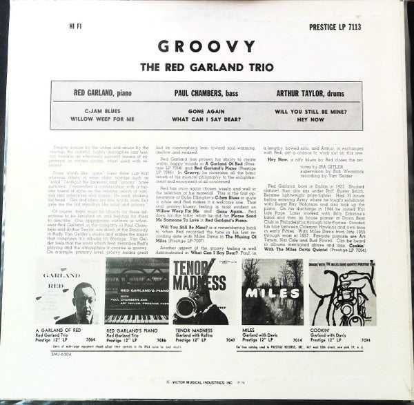 Release: Groovy-Vinyl-Japan-1974-SMJ-6504, PRLP-7113-30493756