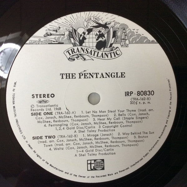 Release: The Pentangle-Vinyl-Japan-1972-IRP-80830-10096360
