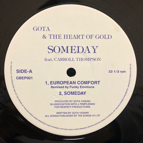 Master Release: Someday by Gota & The Heart Of Gold
