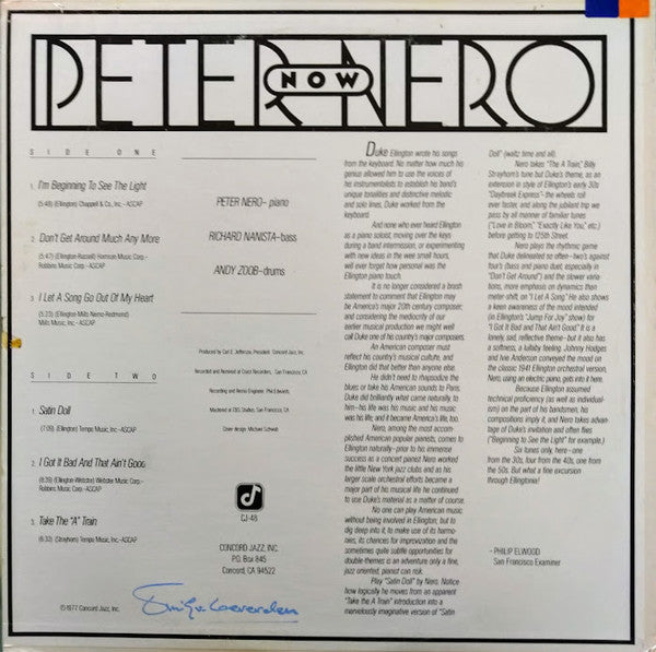 Master Release: Now by Peter Nero