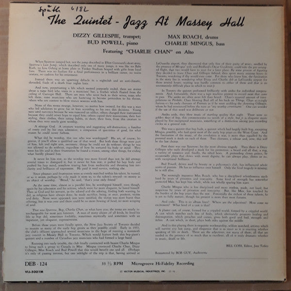 Jazz At Massey Hall