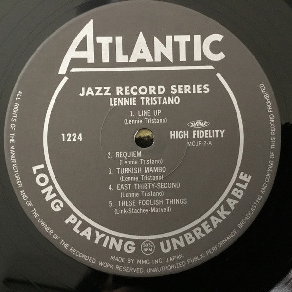 Release: Lennie Tristano-Vinyl-Japan-1991-SGD-63, SD-1224-15399296