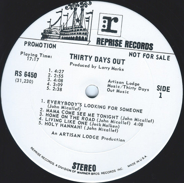 Thirty Days Out