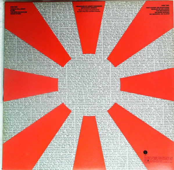 Release: The Red And The Black-Vinyl-Japan-1981-P-11167-16007270