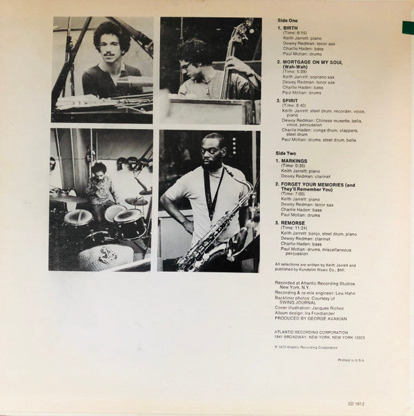 Master Release: Birth by Keith Jarrett