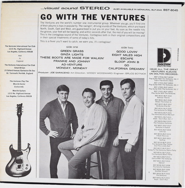 Release: Go With The Ventures-Vinyl-US-1966-BST-8045-13290485