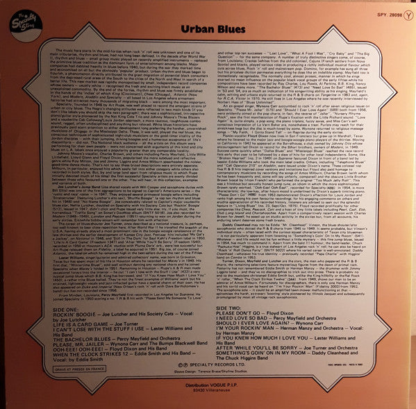 Master Release: Urban Blues by Various