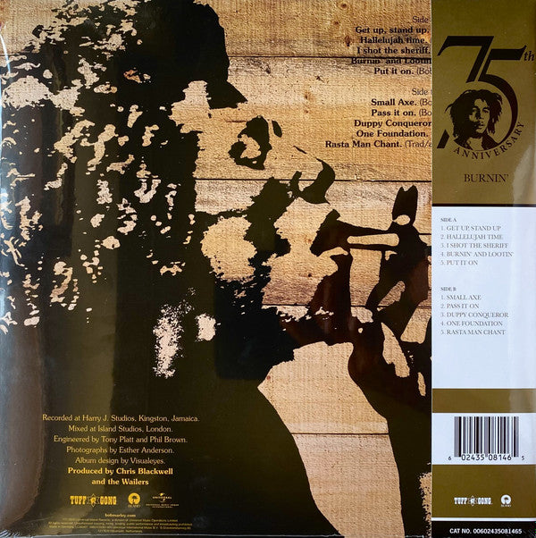 Master Release: Burnin' by Bob Marley & The Wailers