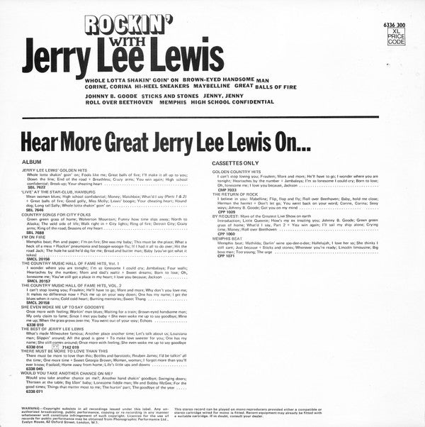 Master Release: Rockin' With Jerry Lee Lewis by Jerry Lee Lewis