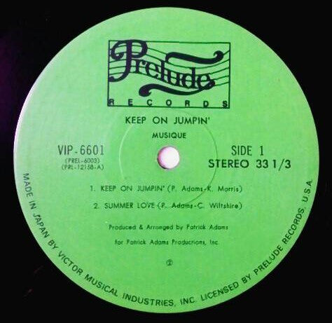 Release: Keep On Jumpin'-Vinyl-Japan-1978-VIP-6601-9656629