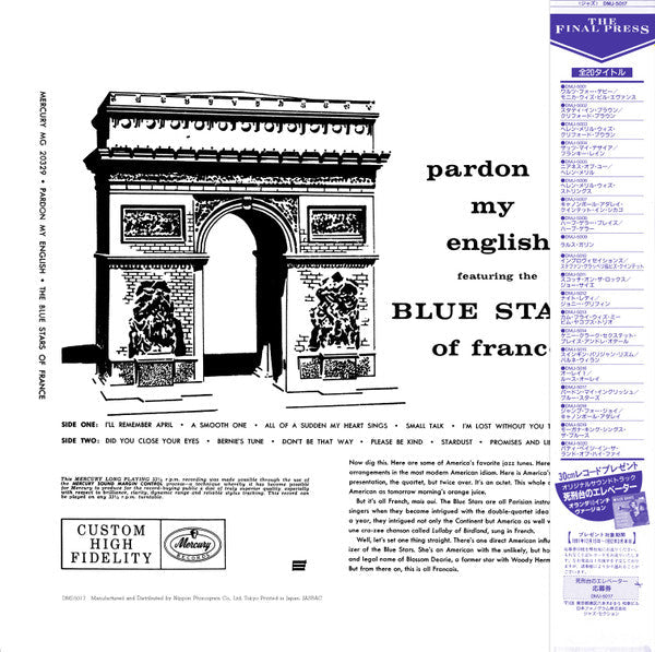 Master Release: Pardon My English by Les Blue Stars