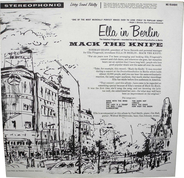 Release: Mack The Knife - Ella In Berlin-Vinyl-US-None-MG VS-64041-8213642
