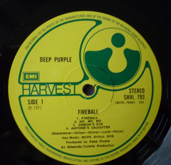 Release: Fireball-Vinyl-UK-1974-SHVL 793, IE 064 o 92726-4024777