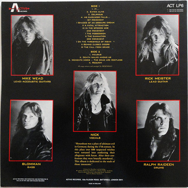 Release: A Tribute To Insanity-Vinyl-UK-1988-ACT LP6-2529274
