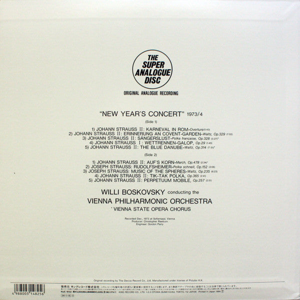 Release: New Year's Concert-Vinyl-Japan-1994-KIJC 9132-6891360